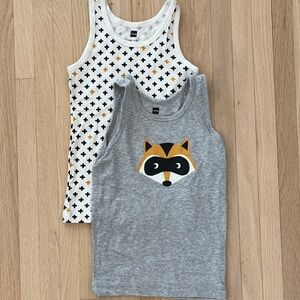 Kids' Raccoon Undershirts - Gray and White